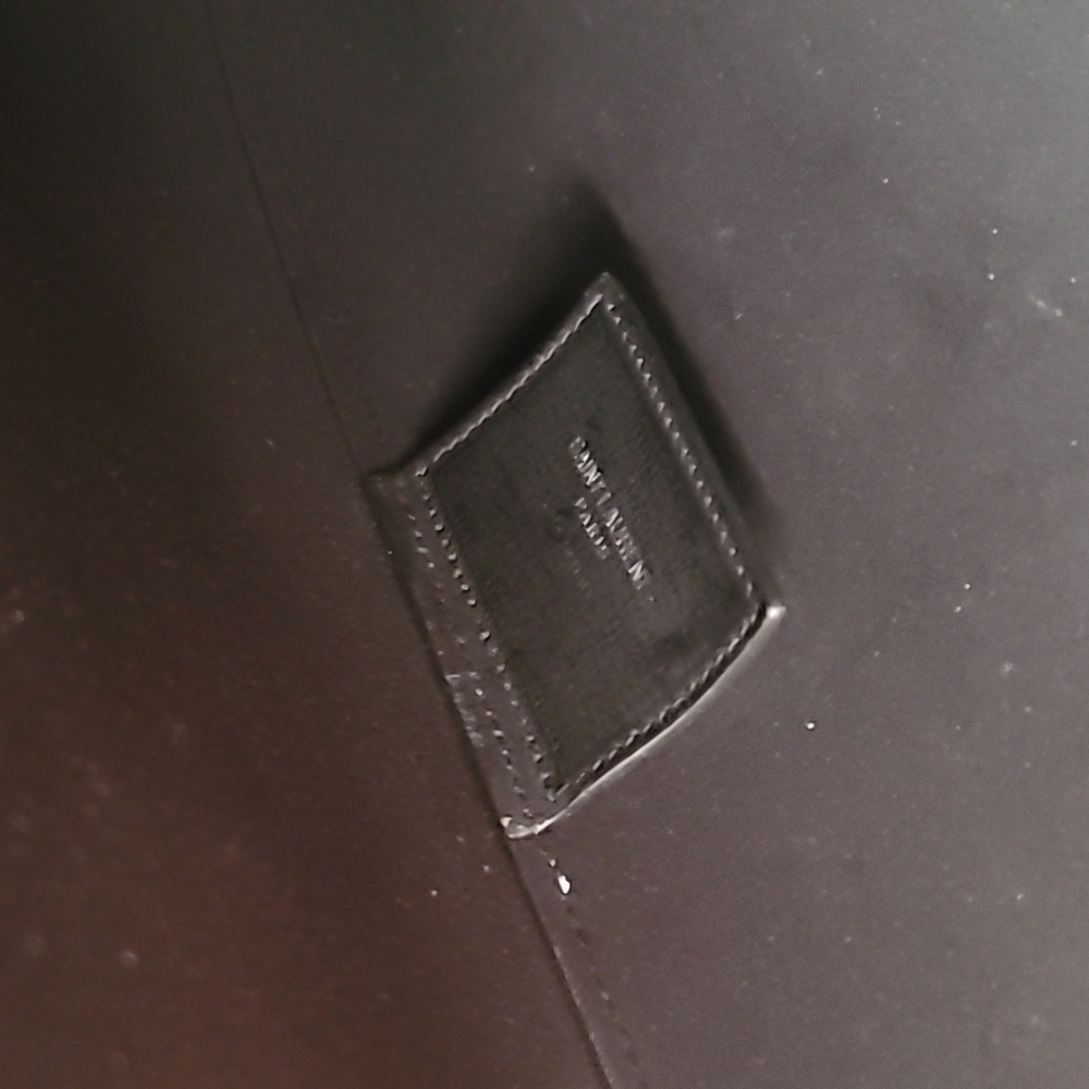 Authentic SAINT LAURENT Black Tote Bag - Picture 11 of 12